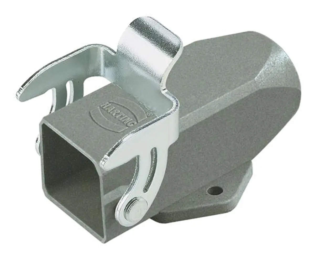 Produktfoto 1 von HARTING 92000 Gehäuse für robusten Stromversorgungsstecker 1 Hebel 1, SMD 3A Steckverbindergehäuse, IP40, IP44