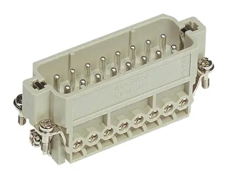 Produktfoto 1 von HARTING Han A HF-Abschlusswiderstand Stecker, 32-polig 16A, Kabel, Einfügen