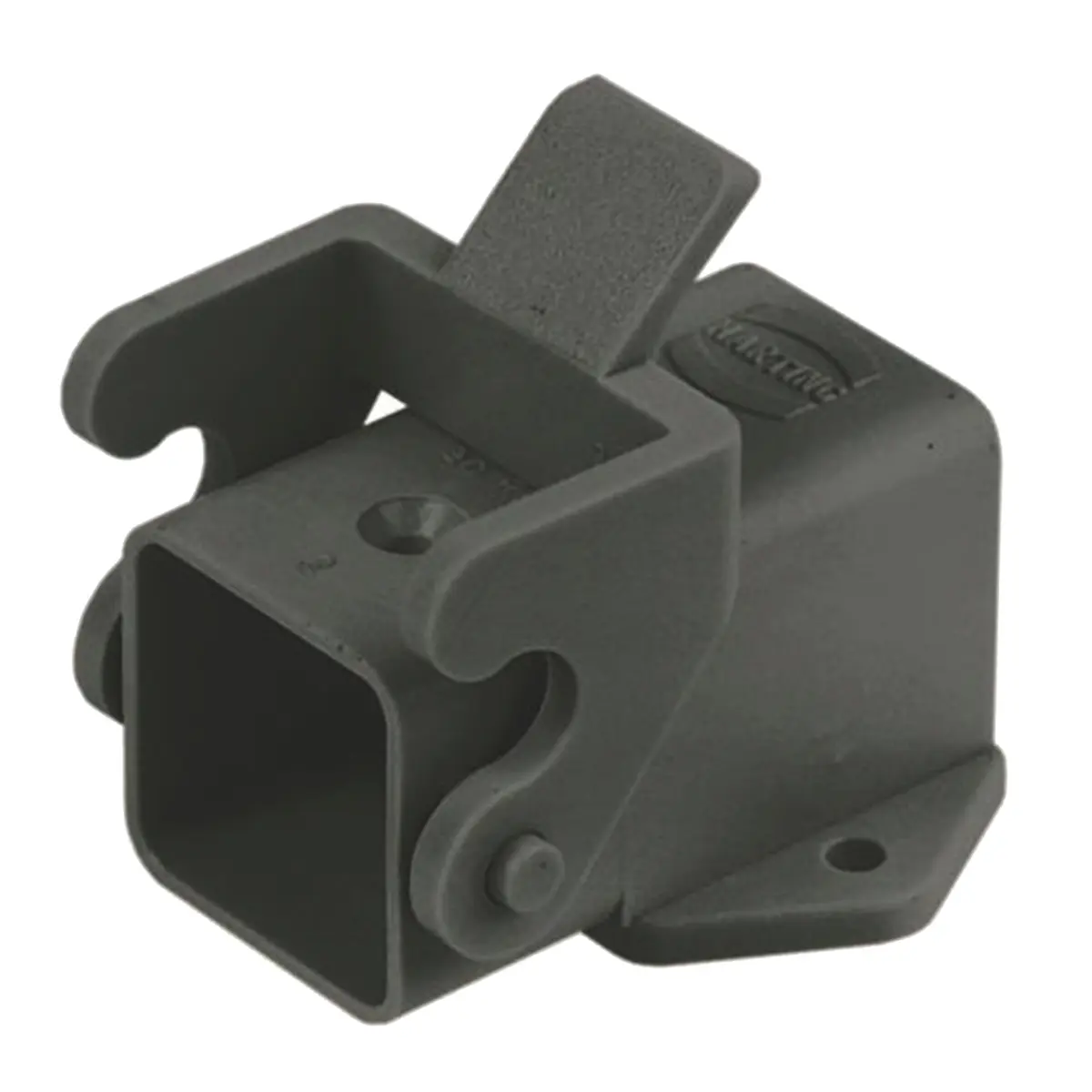 Produktfoto 1 von HARTING 92000 Gehäuse für robusten Stromversorgungsstecker Einhebel 1, Schott 3A Steckverbindergehäuse, IP40, IP44