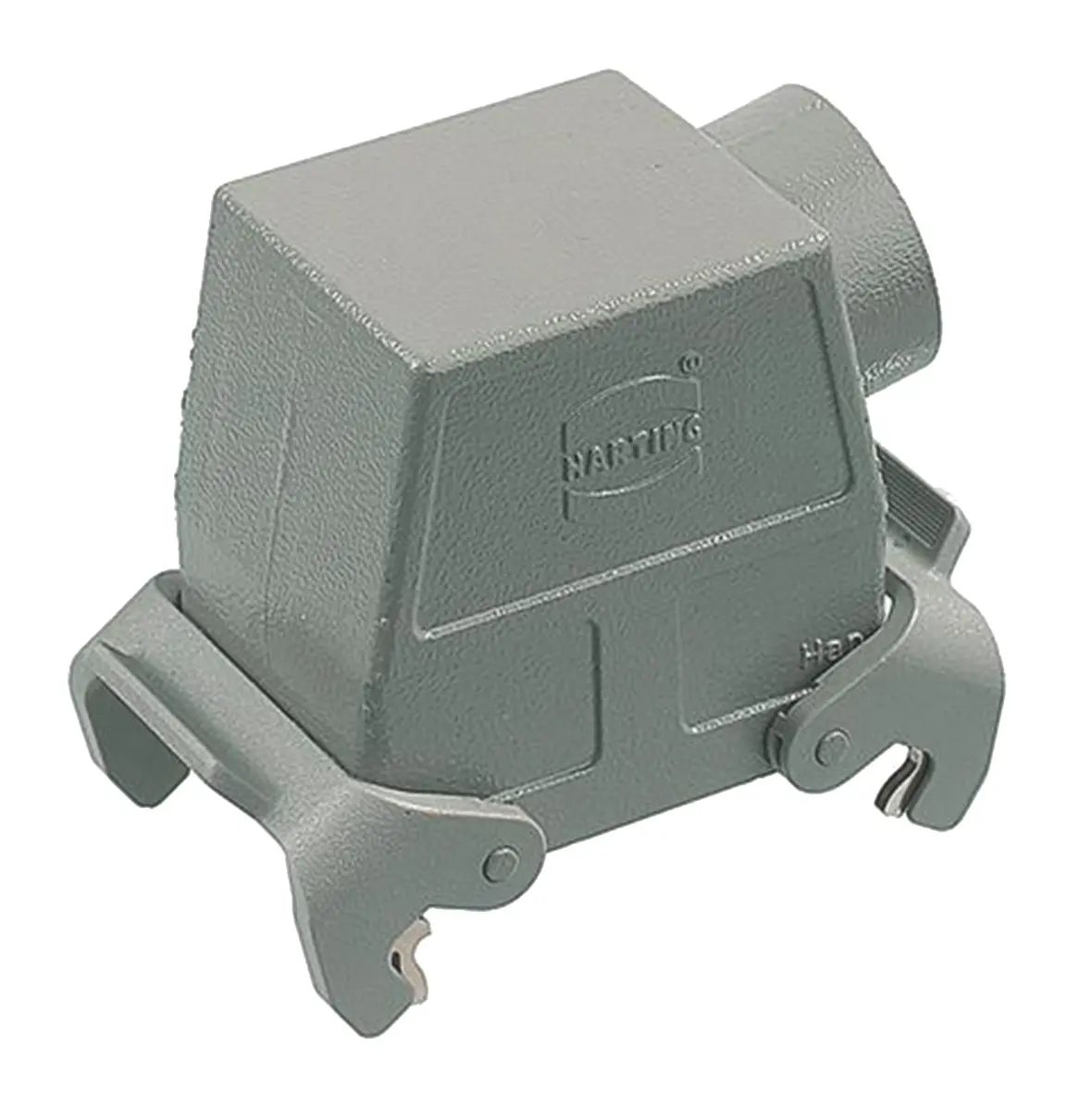 Produktfoto 1 von HARTING 92000 Kappe für robusten Stromversorgungsstecker Doppelter Hebel 2 32A Steckverbinderkappe, IP65