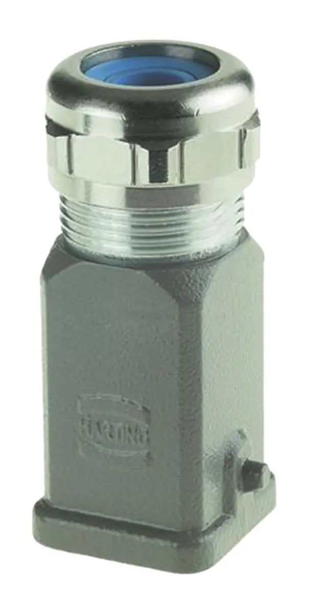 Produktfoto 1 von HARTING 1920000 Kappe für robusten Stromversorgungsstecker Einhebel 1 3A Steckverbinderkappe, IP44, IP40