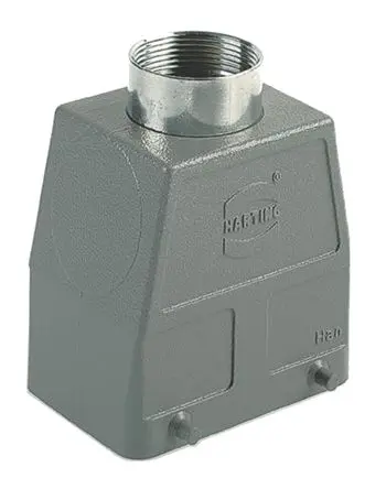 Produktfoto 1 von HARTING 92000 Kappe für robusten Stromversorgungsstecker Doppelter Hebel 2 32A Steckverbinderkappe, IP65