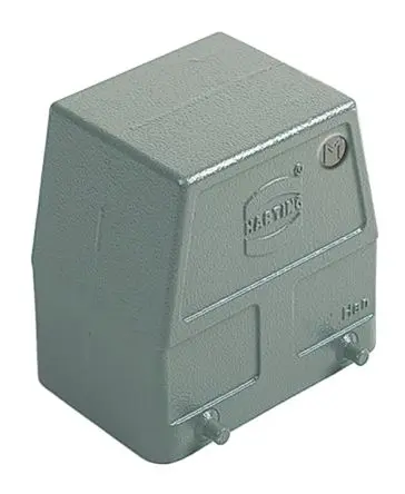 Produktfoto 1 von HARTING 1920000 Kappe für robusten Stromversorgungsstecker 2 Hebel 2, Anschlusshaube 32A Steckverbinderkappe, IP65