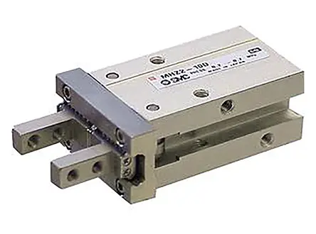 Produktfoto 1 von SMC MHZ Pneumatikgreifer, 2 Greifarme, Parallel, 0.7 Mpa max. M5 x 0.8