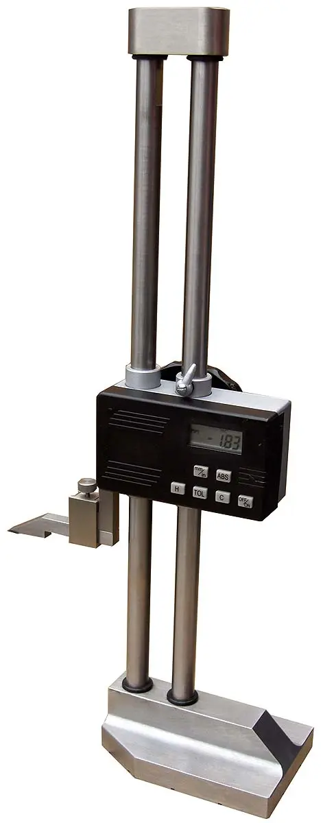 Produktfoto 1 von RS PRO Digital Höhenmesslehre bis 600 mm ±0.04 mm, 0.01 mm, Metrisch, Zoll, Stahl