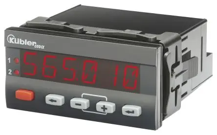 Produktfoto 1 von Kübler CODIX 565 LED Digitales Multifunktionsmessgerät für Strom H 45 mm B 92 mm 6-Stellen T. 90.5 mm 14 mm Ziffernhöhe