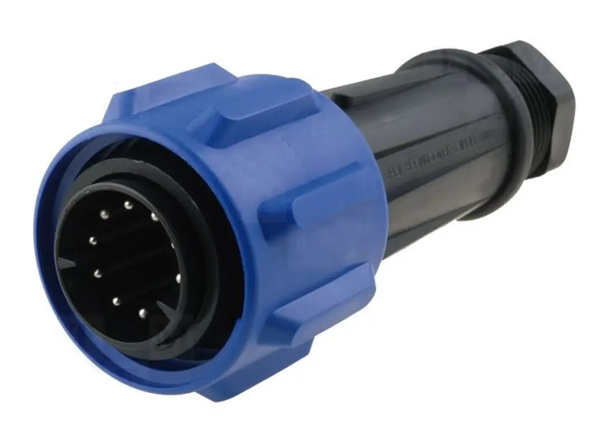 Produktfoto 1 von Bulgin PX0911 50 Standard Rundsteckverbinder Stecker 10-polig Stecker 10A Kabel IP68