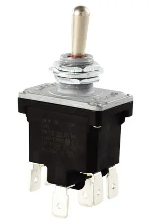 Produktfoto 1 von Honeywell Buchse Kippschalter 2-poliger Wechsler, Ein-Aus-Ein, 277 V ac, 18A, IP68, IP67, Schnellverbindung