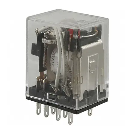Produktfoto 1 von Honeywell 24V dc Spule 4-poliger Wechsler Steckrelais 3A 650Ω 900mW Monostabiles Relais