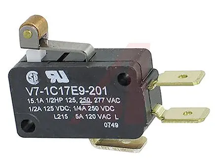 Produktfoto 1 von Honeywell Mikroschalter Rollenhebel-Betätiger Schnellverbindung, 1-poliger Umschalter, 125 V, 15A 150g -40 °C - 85 °C