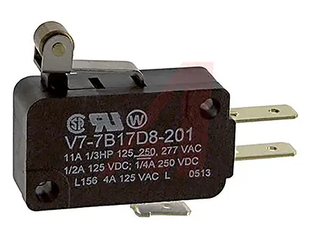 Produktfoto 1 von Honeywell Mikroschalter Rollenhebel-Betätiger Schnellverbindung, 1-poliger Umschalter, 125 V, 11A 8oz -40 °C - +85 °C