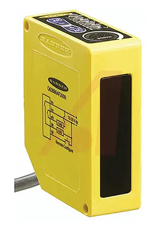 Produktfoto 1 von Banner Q60 Kubisch Optischer Sensor, Diffus, Bereich 200 mm → 2 m, Relais Ausgang, Anschlusskabel