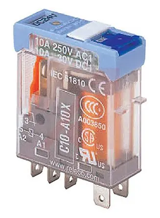 Turck C10-A10 Leistungsrelais 240V ac Spule 1-poliger Umschalter 10A 28.8 kΩ 1.1 W