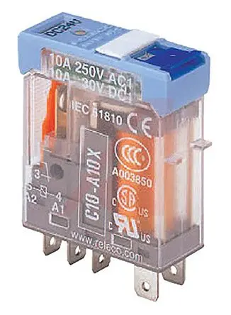 Produktfoto 1 von Turck C10-A10 Leistungsrelais 5V dc Spule 1-poliger Umschalter 10A 700 mW