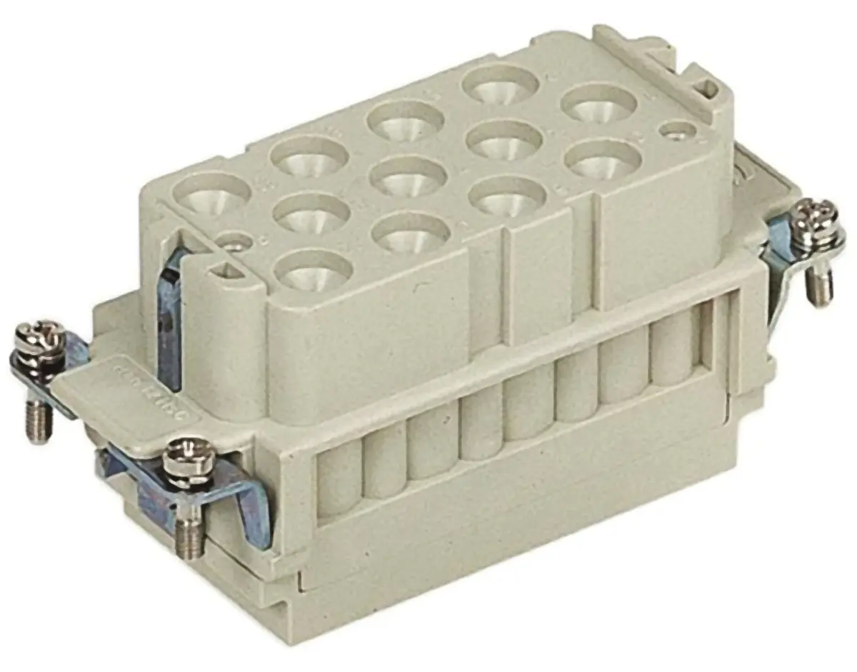 Produktfoto 1 von HARTING Han-Com Industrie-Steckverbinder Kontakteinsatz, 12-polig 40A Buchse, Crimp