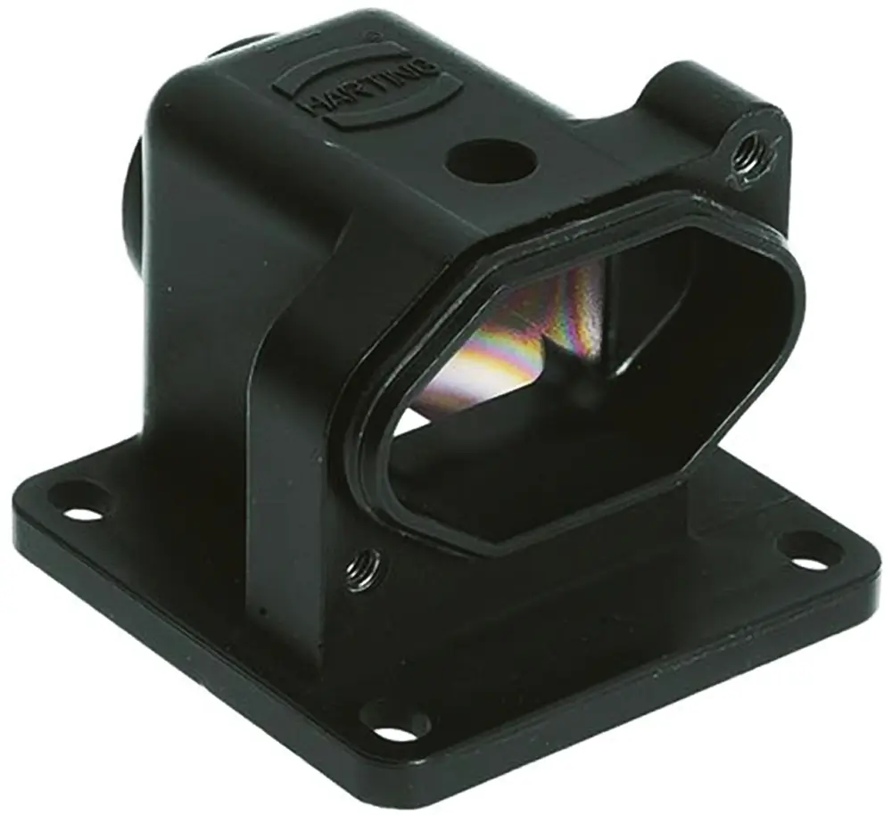 Produktfoto 1 von HARTING 1940 Gehäuse für robusten Stromversorgungsstecker Schraubbefestigung, SMD 3A Steckverbindergehäuse, IP65, IP68,