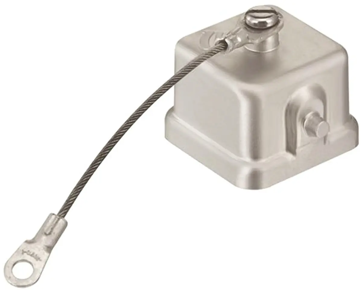 Produktfoto 1 von HARTING Han-INOX Schutzabdeckung für Buchse im Gehäuse, Buchse, Oben, 1-polig, 10B