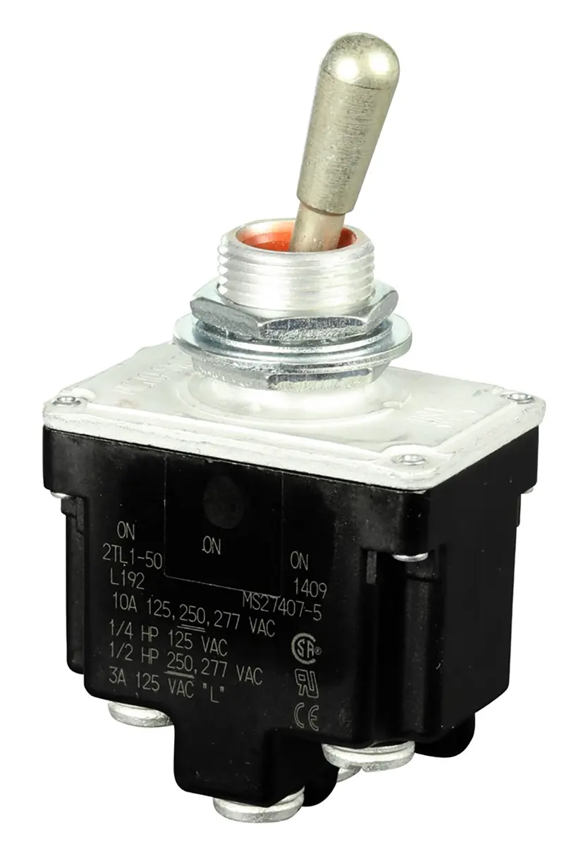 Produktfoto 1 von Honeywell Buchse Kippschalter 2-poliger Wechsler, Ein-Ein-Ein, 277 V ac, 11A, 18 A, 6 A, Schraube