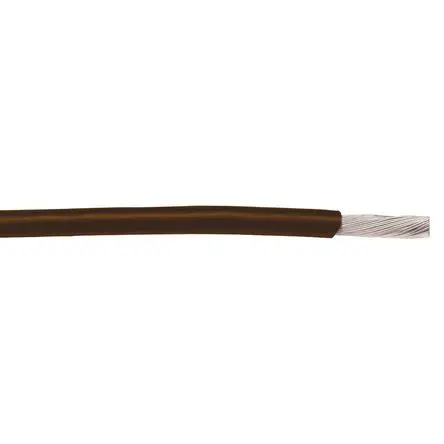 Produktfoto 1 von Alpha Wire Hookup Wire PVC Schaltdraht 0.33 mm², 22 AWG 30 m Braun Ø 1.45 mm 1 Litzen Polyvinylchlorid