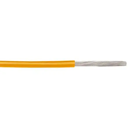 Produktfoto 1 von Alpha Wire Hookup Wire PVC Schaltdraht 0.33 mm², 22 AWG 30 m Orange Ø 1.45 mm 1 Litzen Polyvinylchlorid