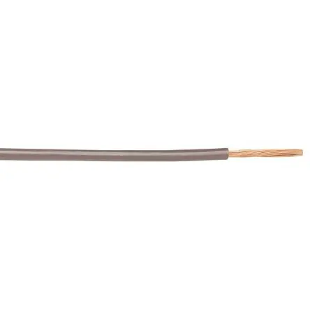 Alpha Wire Hookup Wire PVC Schaltdraht 0.33 mm², 22 AWG 305 m Grau Ø 1.45 mm 1 Litzen Polyvinylchlorid