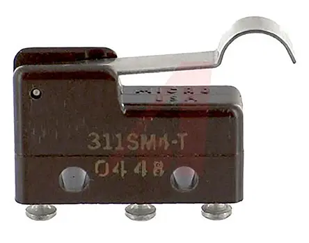 Produktfoto 1 von Honeywell Mikroschalter Rollenhebel-Betätiger Lötanschluss, 5 A, 1-poliger Wechsler 0,39 N -54°C - +121°C
