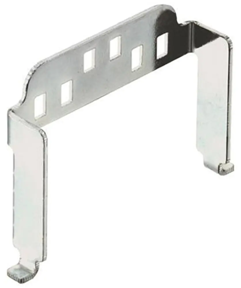 Produktfoto 1 von HARTING HAN Abschirmungsrahmen für Anbaugehäuse, Kappen in hoher Ausführung, Buchse, M4, Unterseite, 250 V, 2-polig,