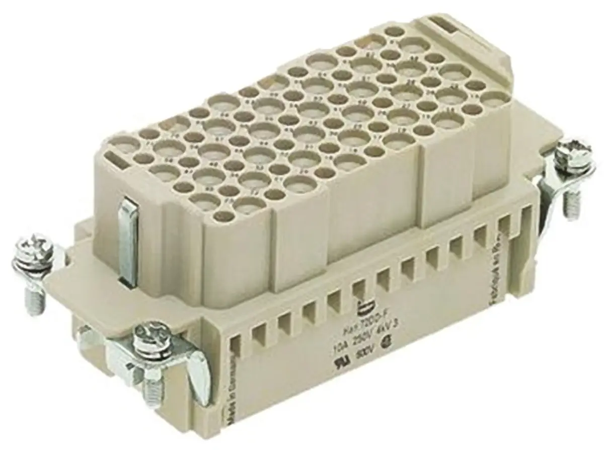 Produktfoto 1 von HARTING Han DD Industrie-Steckverbinder Kontakteinsatz, 72-polig 10A Buchse, Crimp