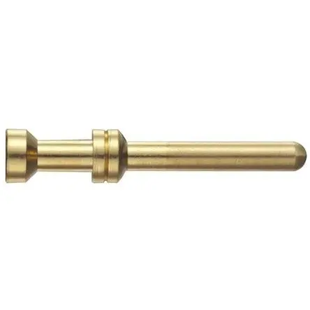Produktfoto 1 von HARTING Han E Kontakt für robusten Stromversorgungsstecker Stecker 16A Crimpkontakt 4 mm² 4 mm²