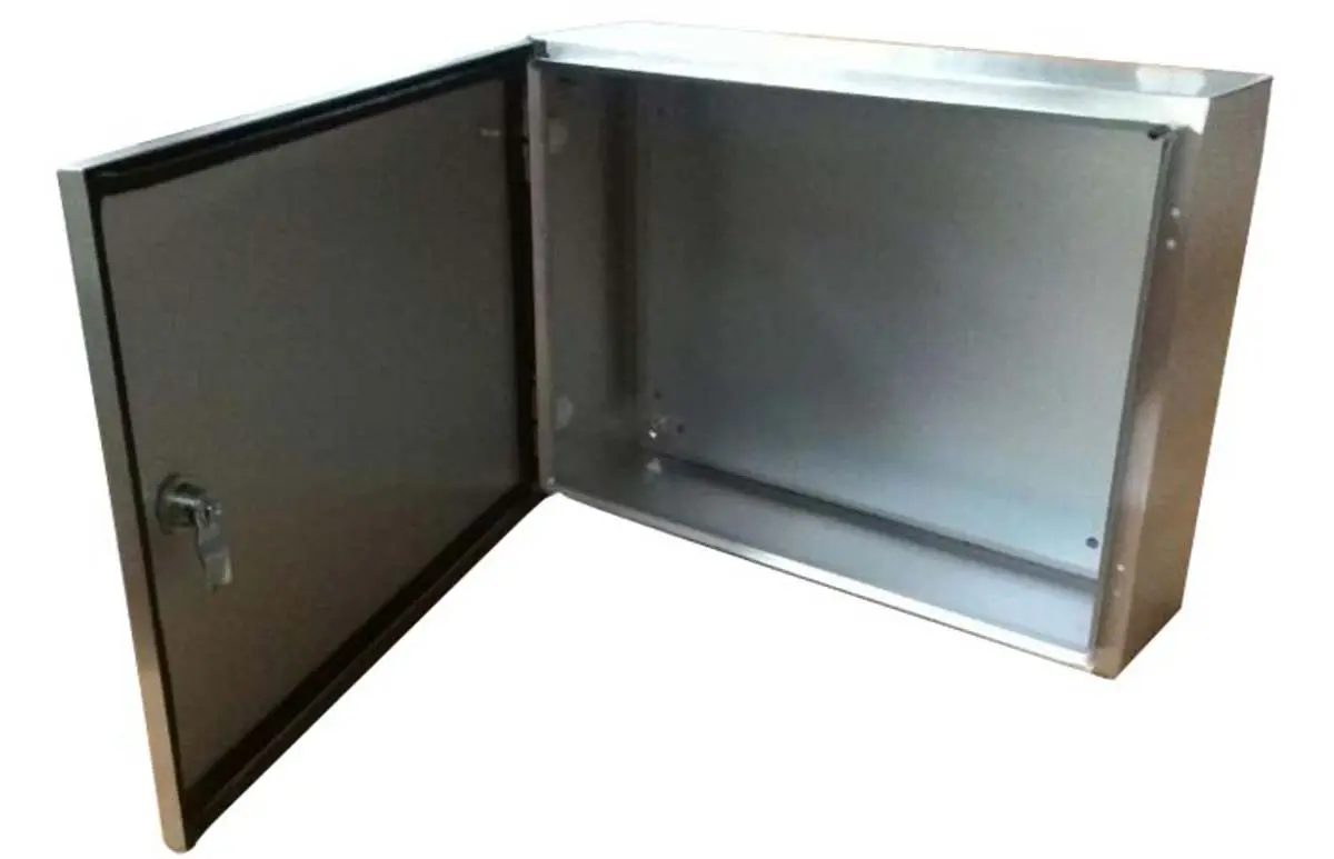 Produktfoto 1 von RS PRO Edelstahl 304 Wandanschlusskasten farblos IP66, HxBxT 600 mm, 400 mm x 200 mm