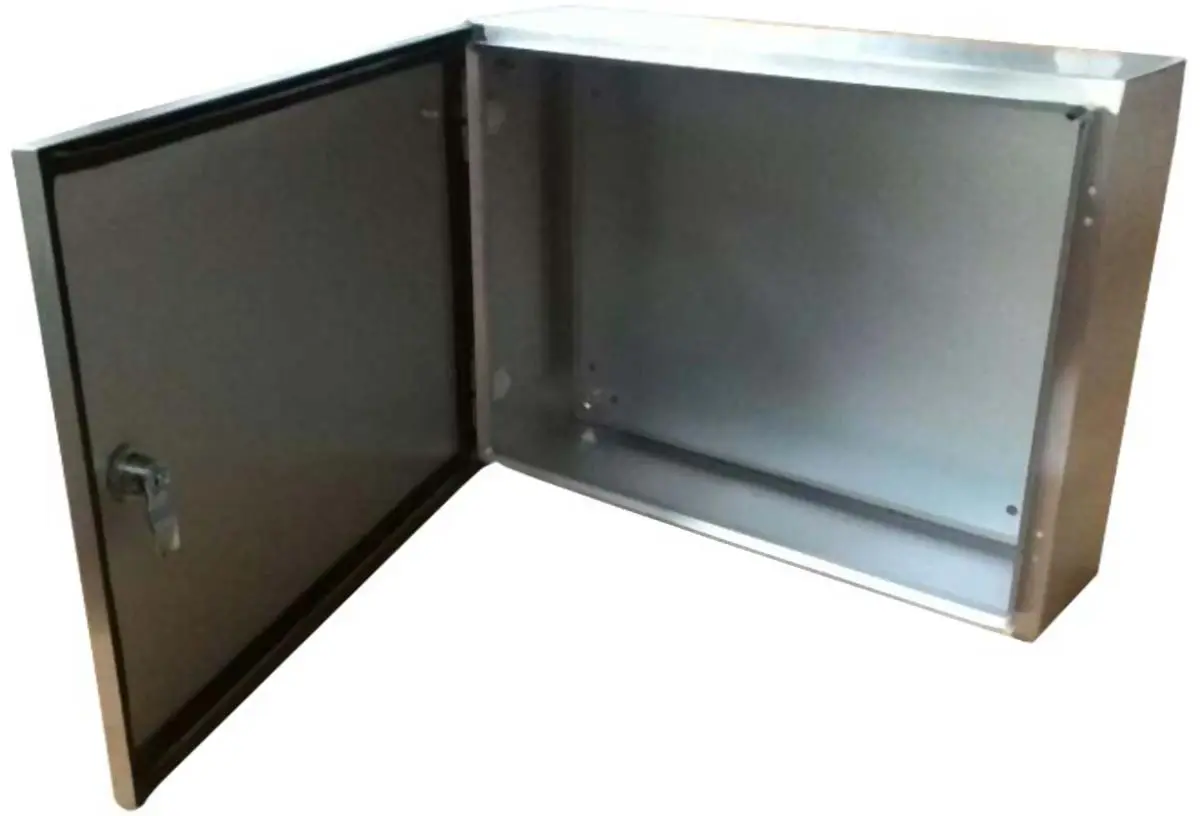 Produktfoto 1 von RS PRO Edelstahl 304 Wandanschlusskasten farblos IP66, HxBxT 800 mm, 800 mm x 300 mm
