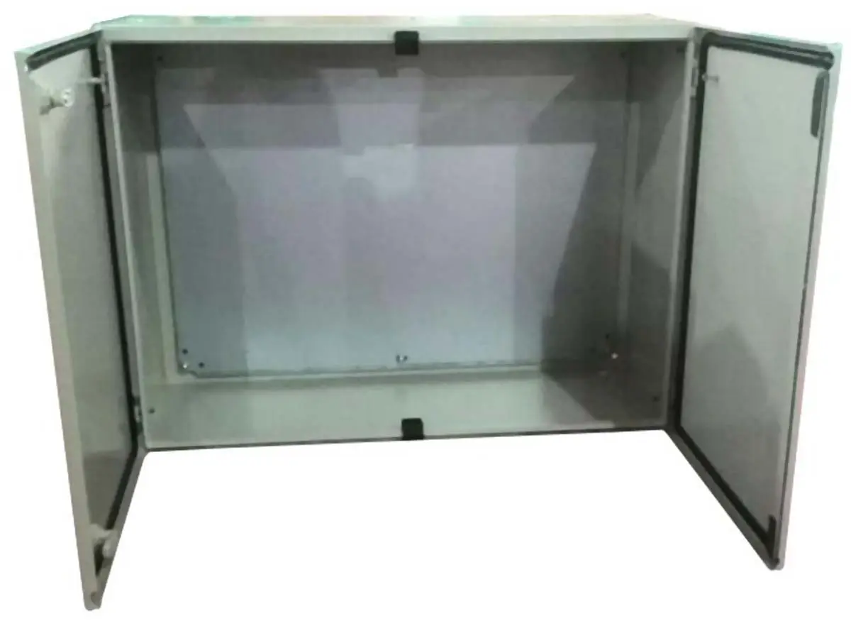 Produktfoto 1 von RS PRO Stahl Wandanschlusskasten RAL 7032 IP66, HxBxT 1200 mm, 600 mm x 250 mm