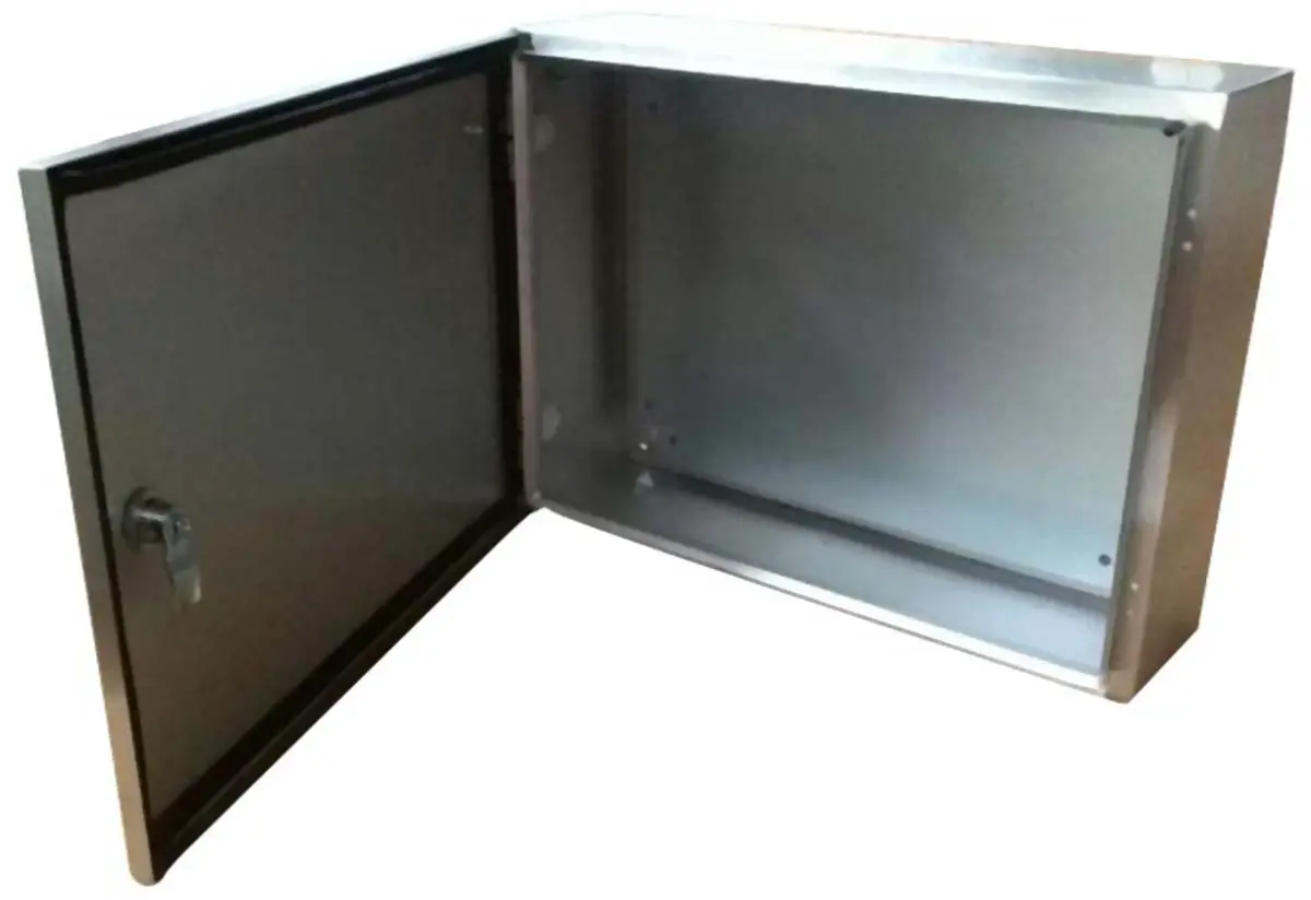 Produktfoto 1 von RS PRO Edelstahl 304 Wandanschlusskasten farblos IP66, HxBxT 360 mm, 360 mm x 150 mm