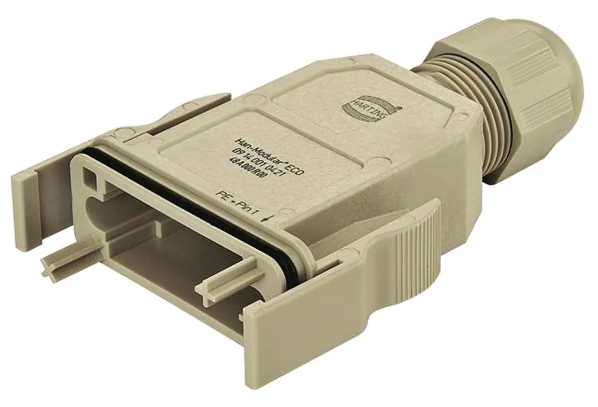 Produktfoto 1 von HARTING 0914 Kappe für robusten Stromversorgungsstecker Steckverbinderkappe, IP65