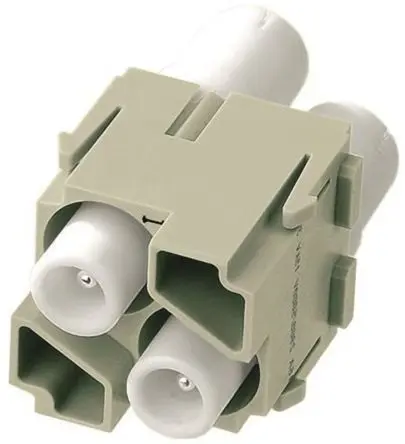 HARTING 0914 Modul für robusten Stromversorgungsstecker Stecker, 2-polig 16A, Kabel, Steckverbindermodul