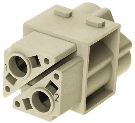 Produktfoto 1 von HARTING 0914 Modul für robusten Stromversorgungsstecker Buchse, 2-polig 100A, Kabel, Steckverbindermodul