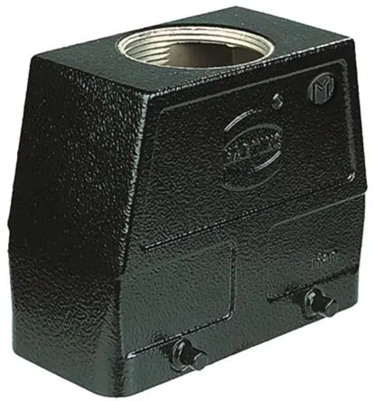 Produktfoto 1 von HARTING 1937 Kappe für robusten Stromversorgungsstecker Doppelter Hebel 2 16B Steckverbinderkappe, IP65