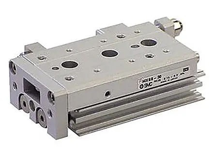 Produktfoto 1 von SMC MXS Pneumatik-Führungszylinder 50 mm Doppeltwirkend, Bohrung Ø 16 mm bis 0.7 Mpa