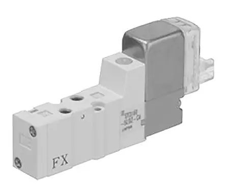 Produktfoto 1 von SMC 4/2 SYJ3000 Pneumatisches Magnetventil, Elektromagnet-betätigt 24V dc