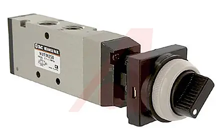 Produktfoto 1 von SMC, Dreh-Wahlschalter VZM400 Pneumatik-Steuerventil, manuell, NPT 1/8 in III B