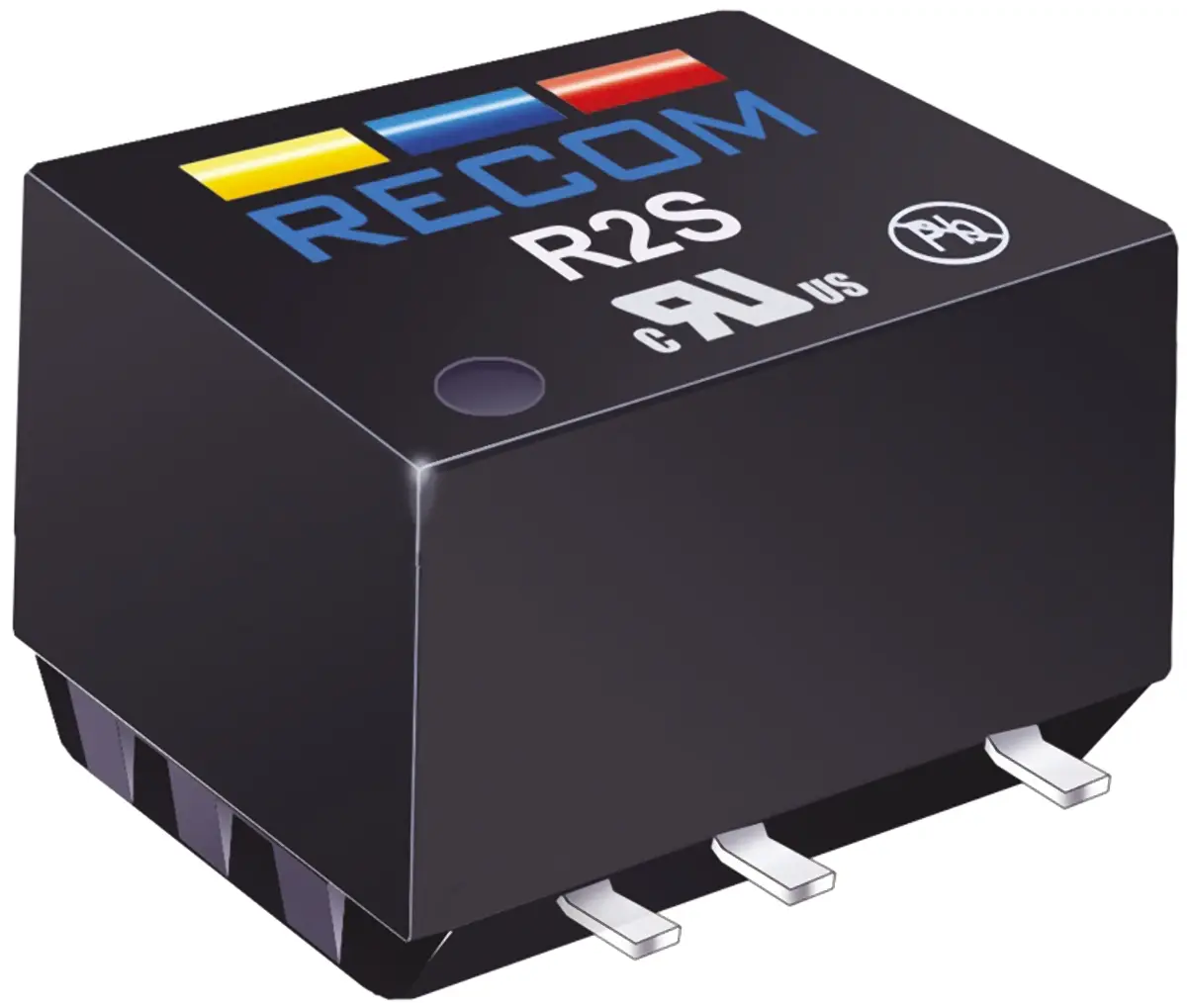Produktfoto 1 von Recom DC/DC Konverter, 12V OUT 167 mA Oberfläche 5V 3 kV 2 W -40 °C 100 °C