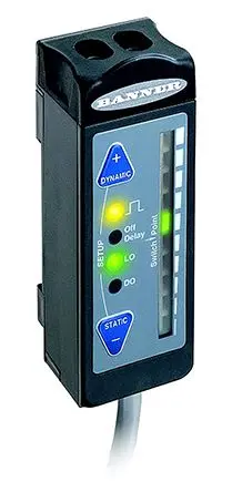 Produktfoto 1 von Banner R55F Kubisch Optischer Sensor, Faseroptik, NPN/PNP Ausgang