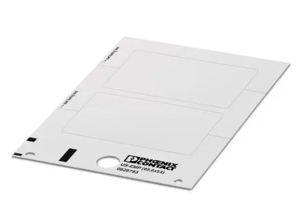 Produktfoto 1 von Phoenix Contact US-EMP (85.6X54) Kunststoff Anschlussklemmenblockmarkierung