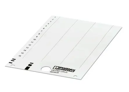 Produktfoto 1 von Phoenix Contact US-EMP (29X8) Kunststoff Anschlussklemmenblockmarkierung