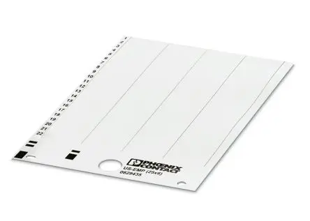 Produktfoto 1 von Phoenix Contact US-EMP (25X6) Kunststoff Anschlussklemmenblockmarkierung