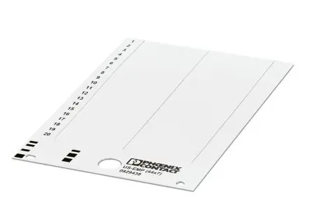 Produktfoto 1 von Phoenix Contact US-EMP (44X7) Kunststoff Anschlussklemmenblockmarkierung
