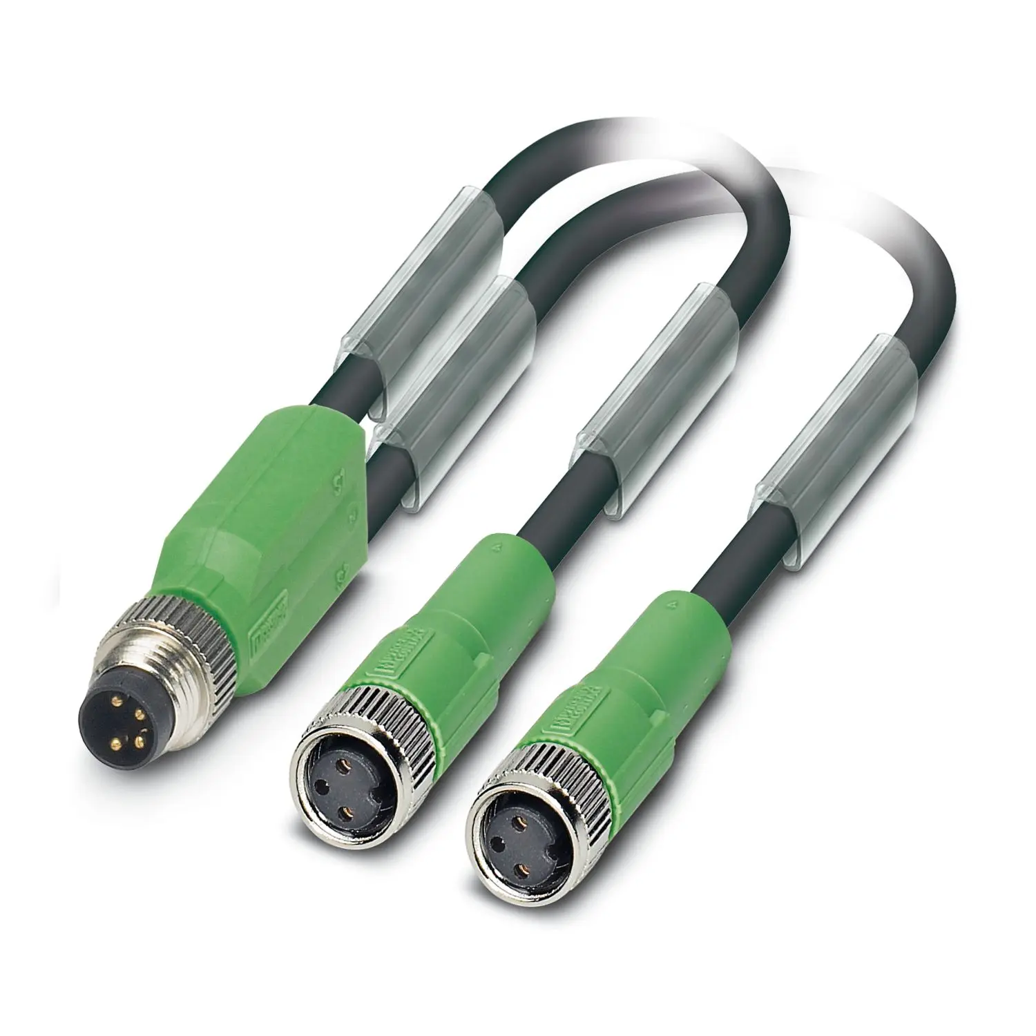 Produktfoto 1 von Phoenix Contact SAC, 3-polig Sensor-Betätigungselementkabel, M8 Stecker 3 / M8 Buchse, Länge 0.6 m