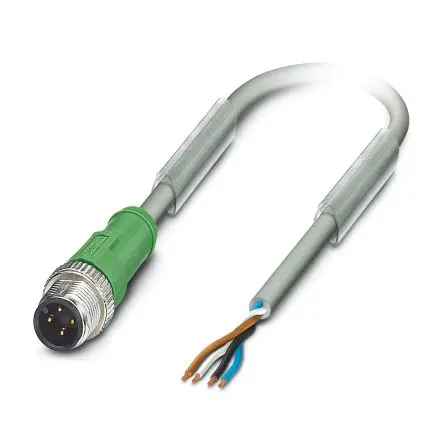 Produktfoto 1 von Phoenix Contact SAC, 4-polig Sensor-Betätigungselementkabel, M12 Stecker 4 / Nicht abgeschlossen Nicht abgeschlossen,