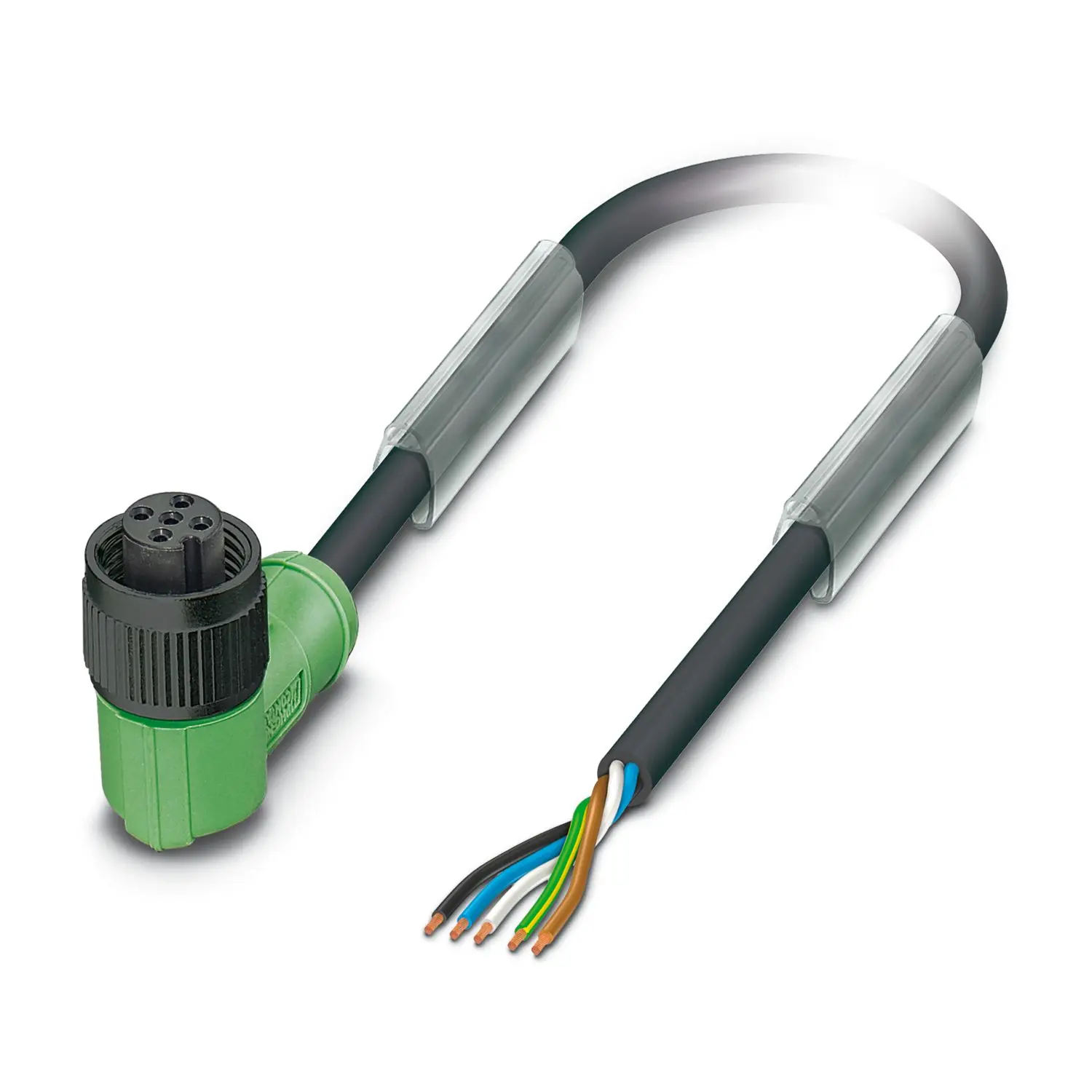 Produktfoto 1 von Phoenix Contact SAC, 5-polig Sensor-Betätigungselementkabel, Freies Kabelende 5 / M12 Buchse, Länge 2 m