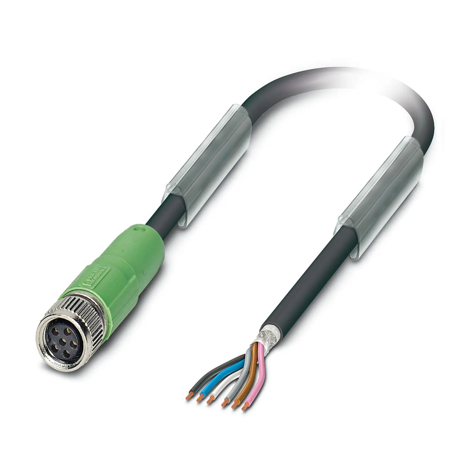 Produktfoto 1 von Phoenix Contact SAC, 6-polig Sensor-Betätigungselementkabel, M8 Buchse 6 / Nicht abgeschlossen, Länge 3 m